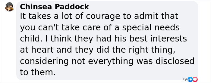 Comment about Myka and James Stauffer's decision to rehome their adopted son, discussing their intentions. Comment about Myka and James Stauffer's decision to rehome their adopted son, discussing their intentions.