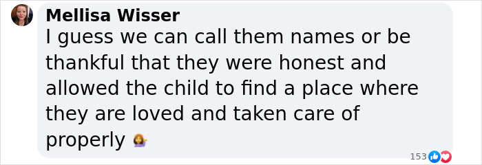 Facebook comment discussing YouTubers Myka and James Stauffer and the rehoming of their adopted son. Facebook comment discussing YouTubers Myka and James Stauffer and the rehoming of their adopted son.