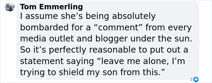 Text message discussing Neil Gaiman's ex-wife, media pressure, and shielding her son amidst allegations. Text message discussing Neil Gaiman's ex-wife, media pressure, and shielding her son amidst allegations.