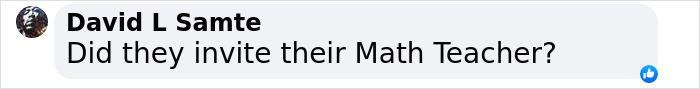 Comment asking if "they invited their Math Teacher" related to School of Rock child stars reunion. Comment asking if "they invited their Math Teacher" related to School of Rock child stars reunion.