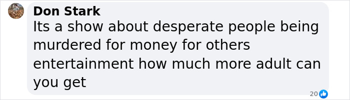 Text comment on X-rated version of Squid Game highlighting adult content aimed at entertainment. Text comment on X-rated version of Squid Game highlighting adult content aimed at entertainment.