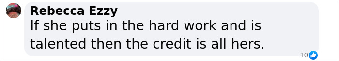 Comment on Nicole Kidman's "Nepo Baby" success, highlighting hard work and talent. Comment on Nicole Kidman's "Nepo Baby" success, highlighting hard work and talent.