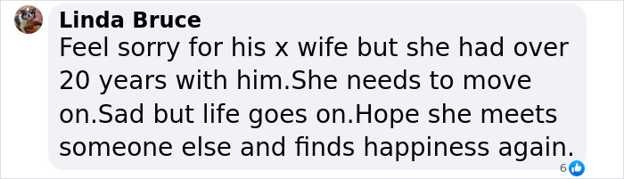 Facebook comment discussing Deborra-Lee Furness and Hugh Jackman's relationship. Facebook comment discussing Deborra-Lee Furness and Hugh Jackman's relationship.