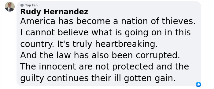 Comment on protecting your info against scammers, expressing concern about crime in America. Comment on protecting your info against scammers, expressing concern about crime in America.