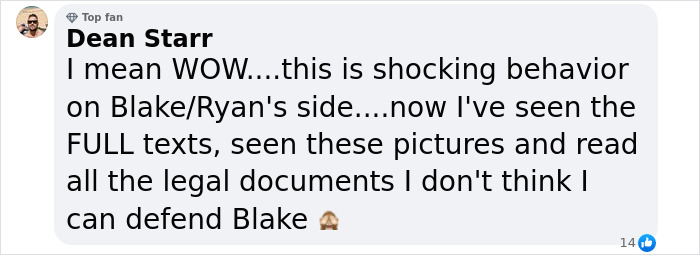 Text from Dean Starr discussing shocking behavior regarding Blake/Ryan and related documents and photos. Text from Dean Starr discussing shocking behavior regarding Blake/Ryan and related documents and photos.