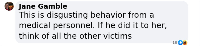 Text comment on medical misconduct concerns following labia surgery. Text comment on medical misconduct concerns following labia surgery.