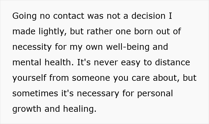 Text about prioritizing well-being and mental health, highlighting the necessity of going no contact for growth. Text about prioritizing well-being and mental health, highlighting the necessity of going no contact for growth.