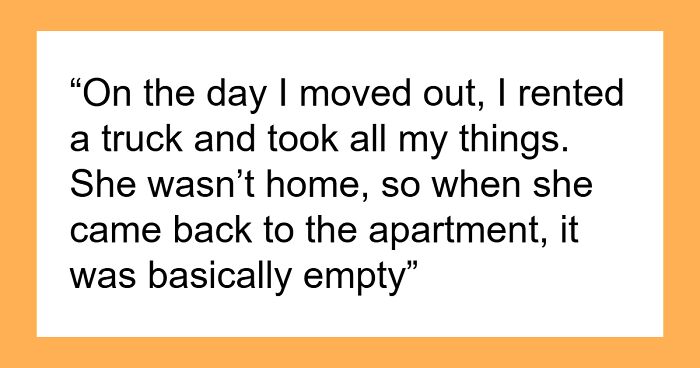 Woman Is Mad After Roommate Takes Everything He Bought Upon Being Kicked Out, Gets A Reality Check