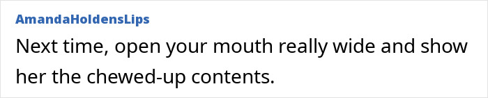 SIL Can’t Stop Making Remarks About Woman’s Eating Habits, Embarrassed When Nephew Confronts Her SIL Can’t Stop Making Remarks About Woman’s Eating Habits, Embarrassed When Nephew Confronts Her