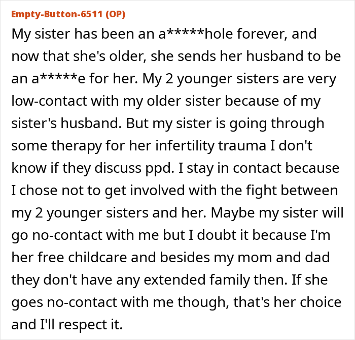 Infertility trauma discussed in a family conflict post on a social media forum. Infertility trauma discussed in a family conflict post on a social media forum.