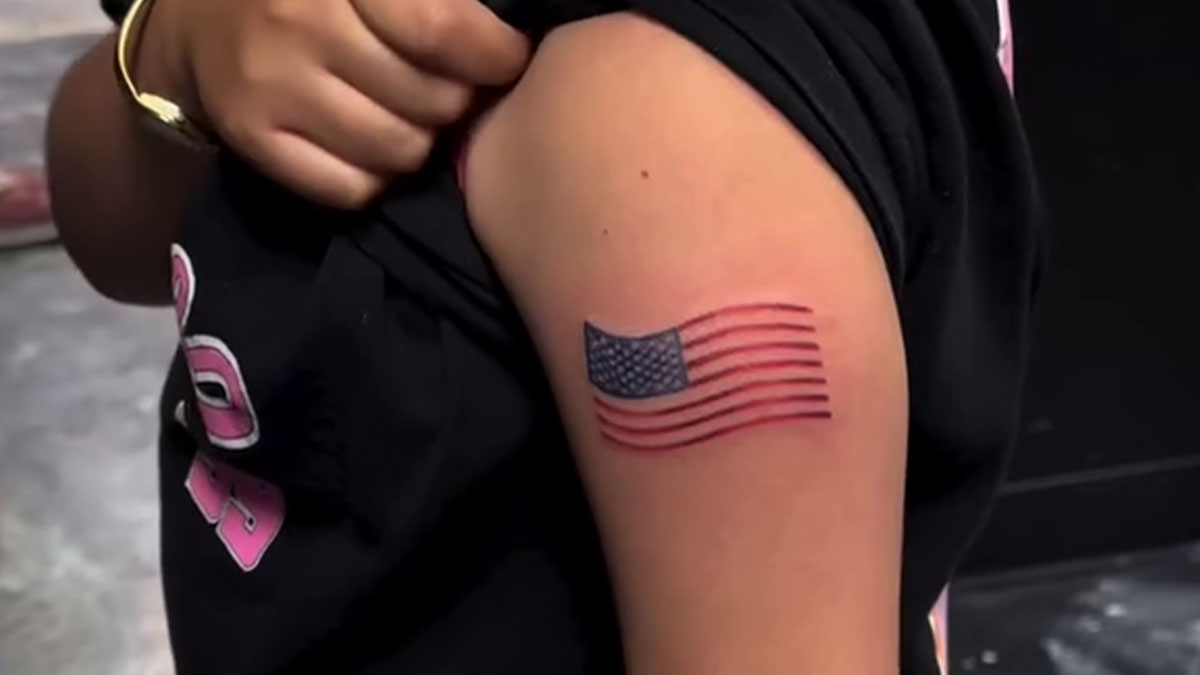 “Shame”: 9-Year-Old Girl Walks Out With American Flag Tattoo, Artist Faces Backlash