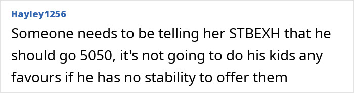 Comment discussing an unreasonable friend relationship and custody stability for children. Comment discussing an unreasonable friend relationship and custody stability for children.