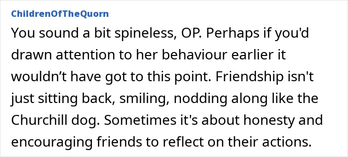 Text discussing an unreasonable friend relationship, emphasizing honesty and encouraging reflection on actions. Text discussing an unreasonable friend relationship, emphasizing honesty and encouraging reflection on actions.