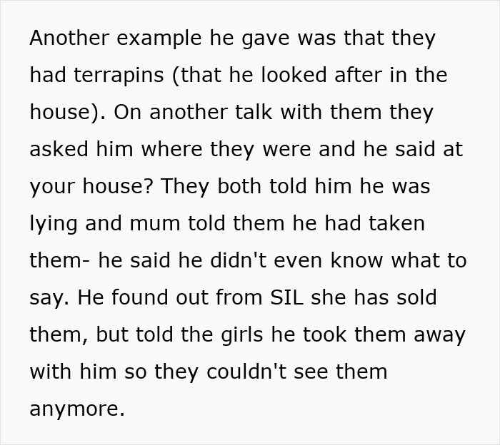Text about an unreasonable friend relationship involving missing terrapins. Text about an unreasonable friend relationship involving missing terrapins.
