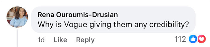 Comment questioning Vogue and credibility in a discussion about a freelance magician. Comment questioning Vogue and credibility in a discussion about a freelance magician.