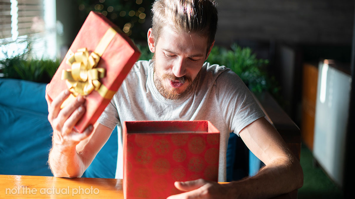 Guy Unimpressed With Wife’s Gift That Ultimately Means More Chores For Him, Unsure How To Tell Her