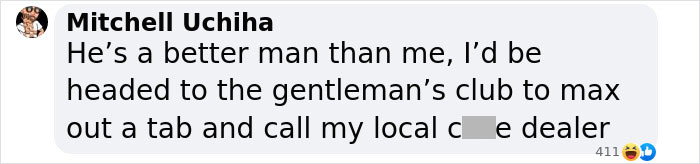 A social media comment joking about lottery winner choices, with reactions shown. A social media comment joking about lottery winner choices, with reactions shown.