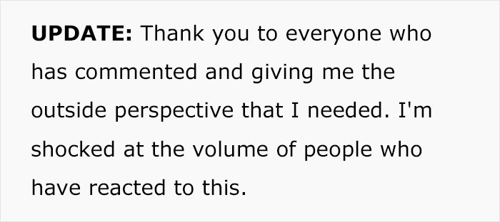 Text update about reactions to inheritance sharing post. Text update about reactions to inheritance sharing post.