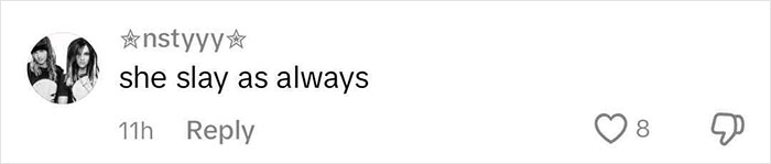 Instagram comment admiring Heidi Klum's video with a positive emoji response. Instagram comment admiring Heidi Klum's video with a positive emoji response.