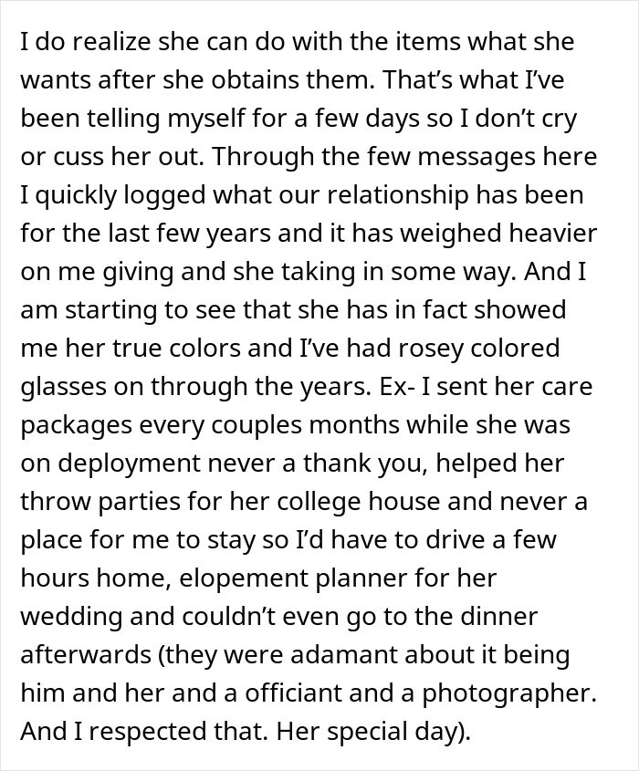 Woman Considers Cutting Out Her Favorite Cousin From Her Life After How Nasty She Became As A Mom Woman Considers Cutting Out Her Favorite Cousin From Her Life After How Nasty She Became As A Mom