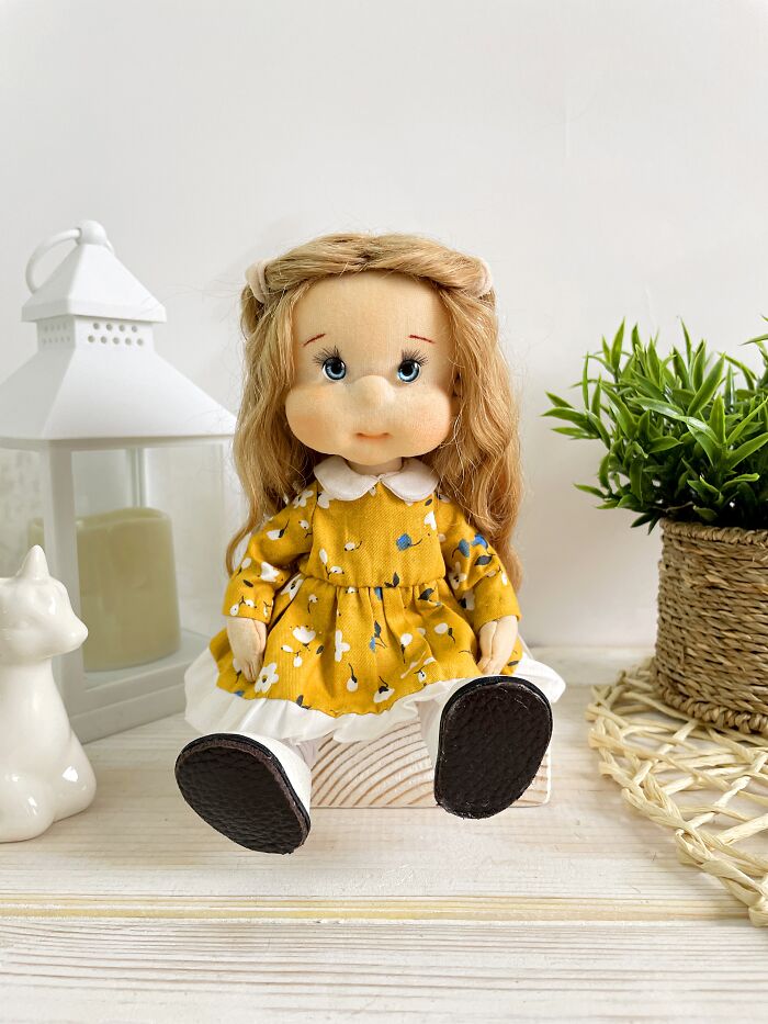 I Make Textile Dolls, And Here Is One Of Them