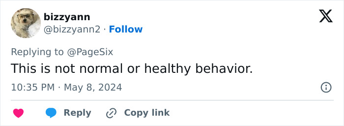 A tweet mentioning Kim Kardashian's Met Gala corset and commenting on health. A tweet mentioning Kim Kardashian's Met Gala corset and commenting on health.