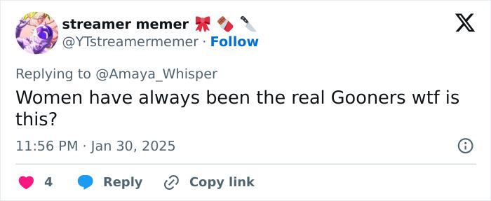 Tweet reaction to period tracker in mobile game causing debate. Tweet reaction to period tracker in mobile game causing debate.