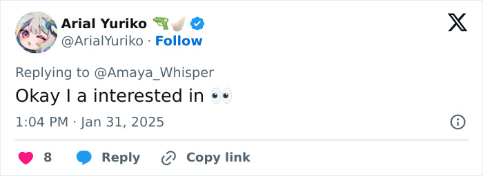 Tweet reply shows interest in a period tracker feature in a mobile game. Tweet reply shows interest in a period tracker feature in a mobile game.