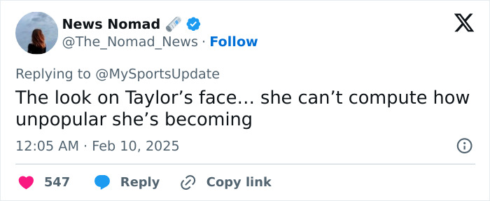 Fans "Figure Out" A Comment Taylor Swift Made As She Was Booed At The Super Bowl Fans "Figure Out" A Comment Taylor Swift Made As She Was Booed At The Super Bowl