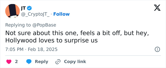 Tweet reacting to Cynthia Erivo's casting as Jesus, expressing surprise at Hollywood's choices. Tweet reacting to Cynthia Erivo's casting as Jesus, expressing surprise at Hollywood's choices.