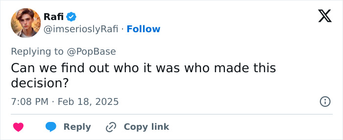 Tweet questioning decision on Cynthia Erivo's casting in new musical, timestamped February 18, 2025. Tweet questioning decision on Cynthia Erivo's casting in new musical, timestamped February 18, 2025.