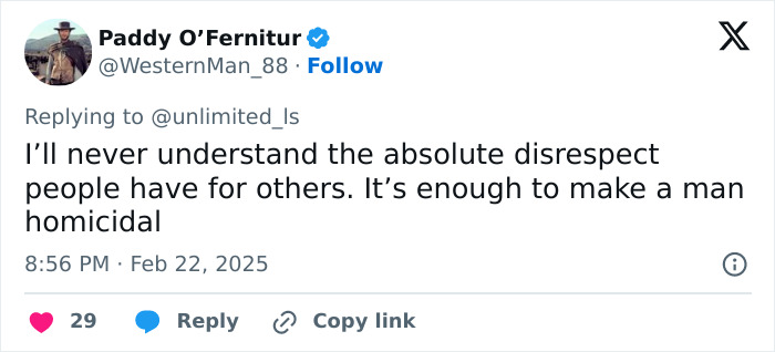 Tweet reacting to damage at Harry Potter-themed Airbnb, expressing frustration over disrespectful guests. Tweet reacting to damage at Harry Potter-themed Airbnb, expressing frustration over disrespectful guests.