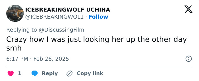 Tweet reacting to the passing of Michelle Trachtenberg, discussing recent online search interest. Tweet reacting to the passing of Michelle Trachtenberg, discussing recent online search interest.
