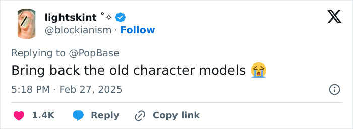Tweet criticizing Shrek 5 teaser for new animation style, longing for older character models. Tweet criticizing Shrek 5 teaser for new animation style, longing for older character models.