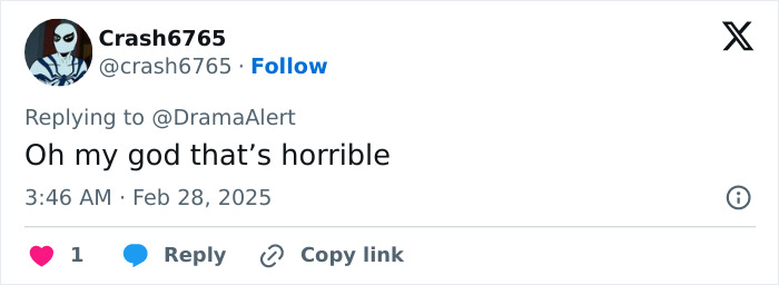 Tweet reaction to "Gene Hackman Investigators" update, expressing shock and dismay. Tweet reaction to "Gene Hackman Investigators" update, expressing shock and dismay.