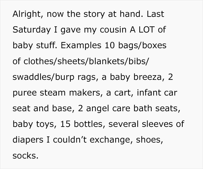 Woman Considers Cutting Out Her Favorite Cousin From Her Life After How Nasty She Became As A Mom Woman Considers Cutting Out Her Favorite Cousin From Her Life After How Nasty She Became As A Mom