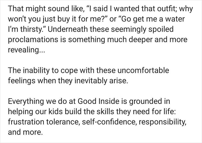 Text discussing raising entitlement-free kids through frustration tolerance skills. Text discussing raising entitlement-free kids through frustration tolerance skills.