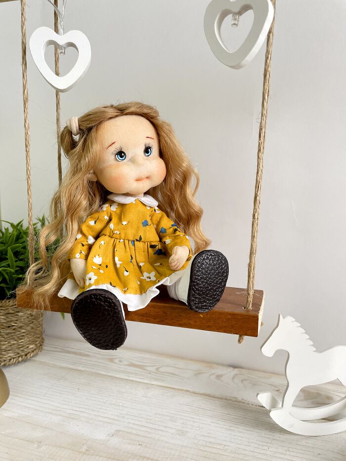 I Make Textile Dolls, And Here Is One Of Them