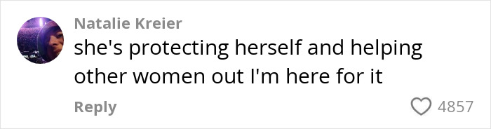 Comment praising single women using glitter for protection against cheating men, with 4857 likes. Comment praising single women using glitter for protection against cheating men, with 4857 likes.