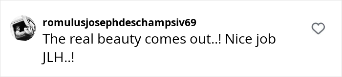 Comment praising Jennifer Love Hewitt's natural beauty and strength in aging. Comment praising Jennifer Love Hewitt's natural beauty and strength in aging.