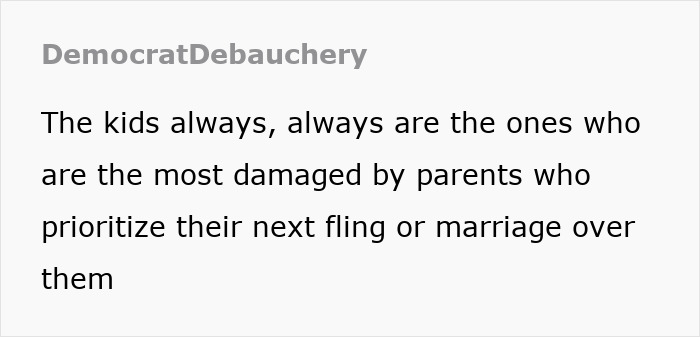 Comment by DemocratDebauchery on parental priorities affecting children. Comment by DemocratDebauchery on parental priorities affecting children.