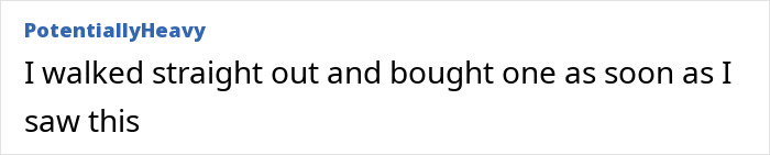 Comment highlighting kids' toy, captioned "I walked straight out and bought one as soon as I saw this. Comment highlighting kids' toy, captioned "I walked straight out and bought one as soon as I saw this.