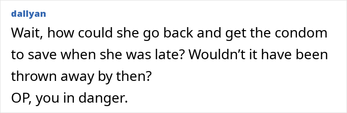 Comment discussing a puzzling situation about retrieving a saved item, implying someone's in danger. Comment discussing a puzzling situation about retrieving a saved item, implying someone's in danger.