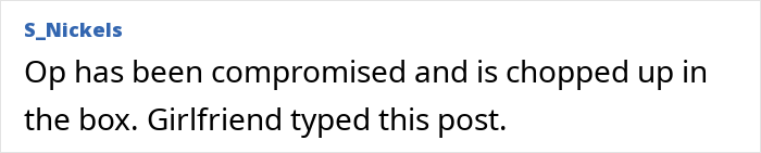 Text message about boyfriend compromised in box, typed by girlfriend. Text message about boyfriend compromised in box, typed by girlfriend.