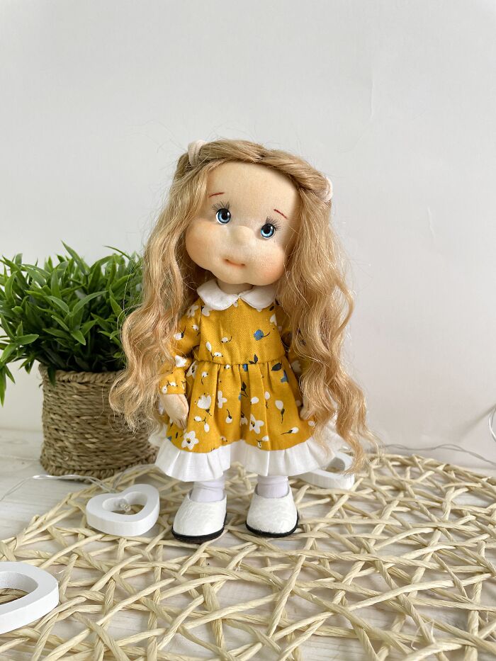 I Make Textile Dolls, And Here Is One Of Them