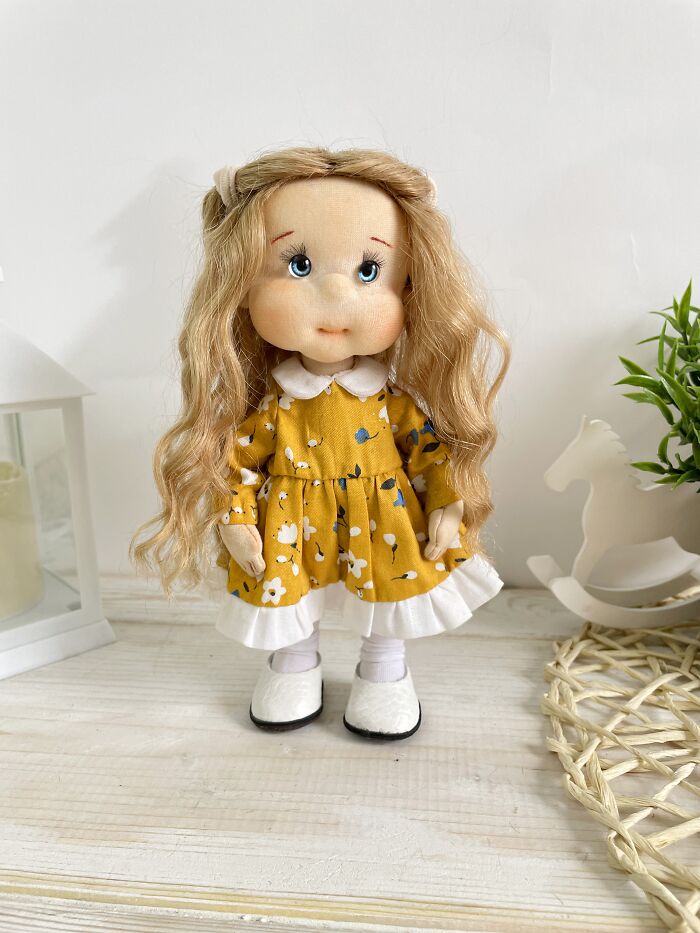 I Make Textile Dolls, And Here Is One Of Them