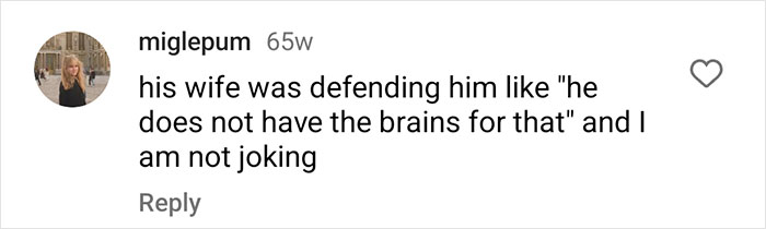 Comment about a Lithuanian man's fake invoice scam involving Google and Facebook, referencing his wife's defense. Comment about a Lithuanian man's fake invoice scam involving Google and Facebook, referencing his wife's defense.