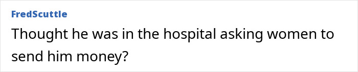 Comment by FredScuttle about hospital and money under a post about Brad Pitt's tattoos. Comment by FredScuttle about hospital and money under a post about Brad Pitt's tattoos.