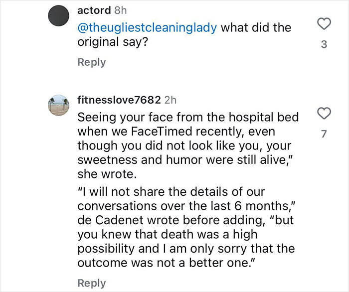 Comments discussing tragic possibility alleged by Michelle Trachtenberg's friend. Comments discussing tragic possibility alleged by Michelle Trachtenberg's friend.