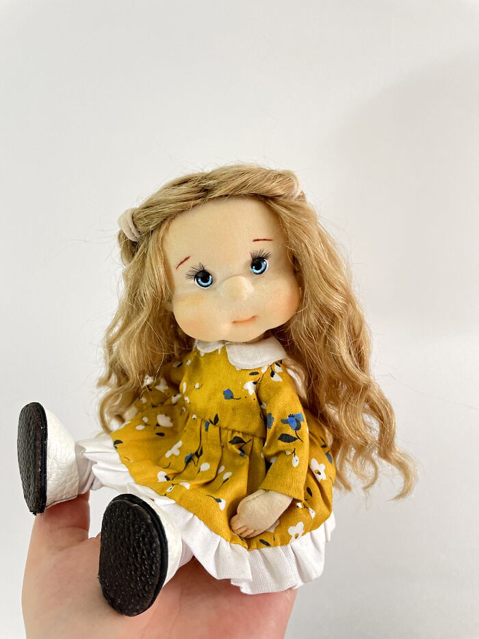 I Make Textile Dolls, And Here Is One Of Them